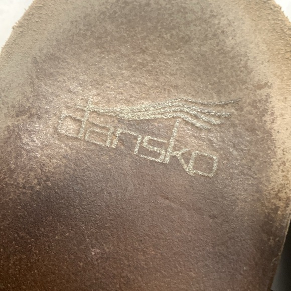 Dansko Reese black leather sandals size eu 38 - Picture 5 of 9